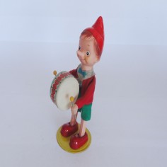 Pinocchio playing drum